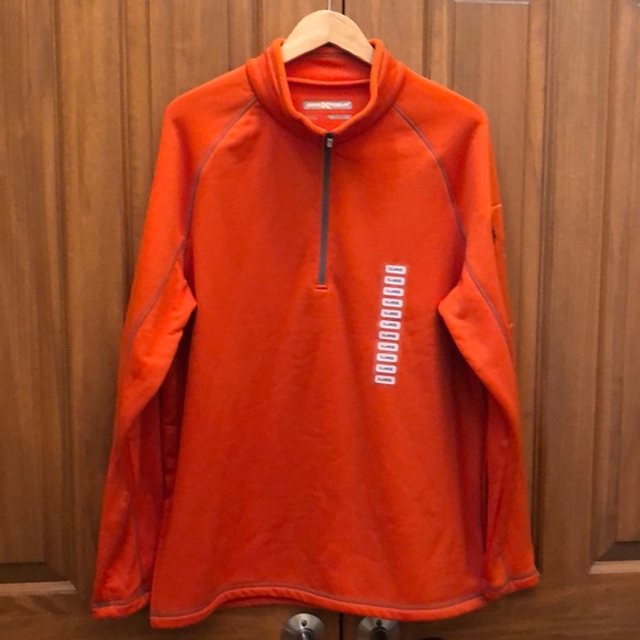 Zeroxposur men’s 3/4 zip orange jacket size XL - Picture 1 of 7